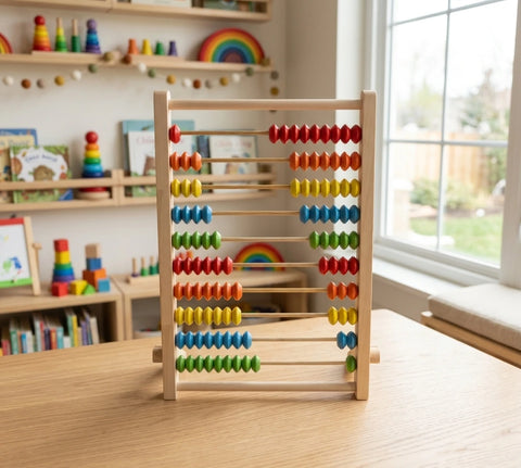 10 Raw Calculating Frame Abacus Table