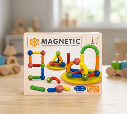 3D Model Magnetic Stick and Ball Construction Set 25 PCS