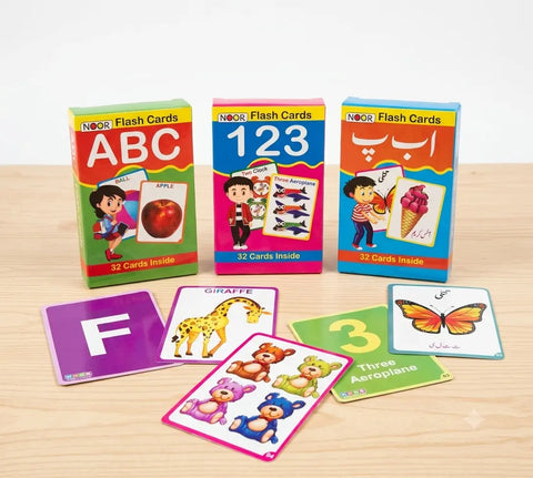 Flash Cards Pack of 3