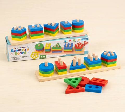 Five Columns Geometric Shape Sorter