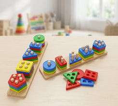 Five Columns Geometric Shape Sorter