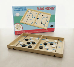 Wooden Sling Hockey 2 Players Classic Game